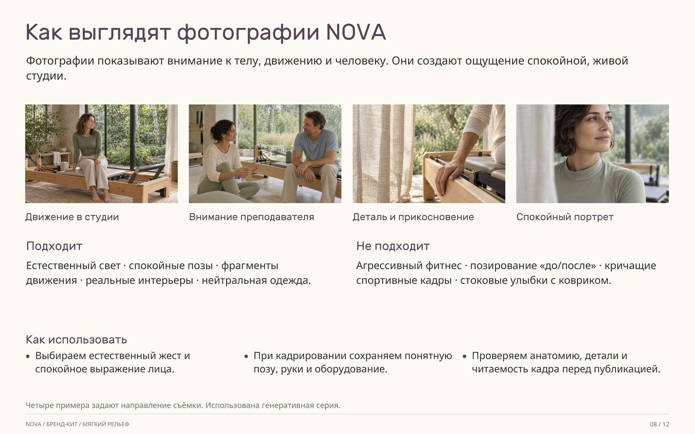 NOVA — фотографии, страница 8 бренд-кита