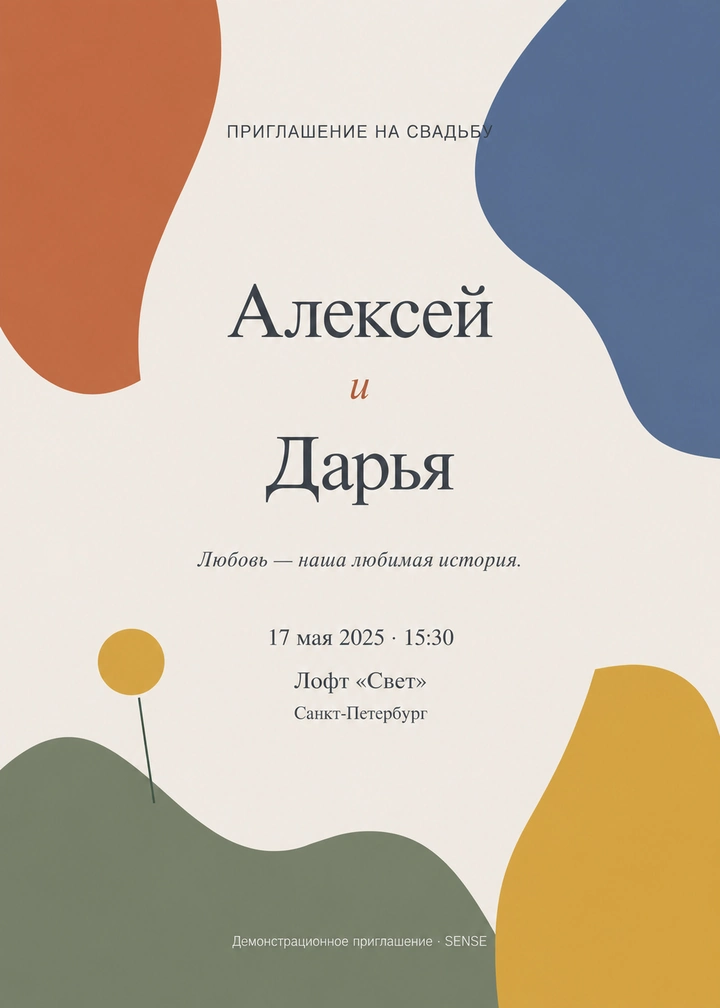Алексей и Дарья — 17 мая 2025 / Абстрактная графика
