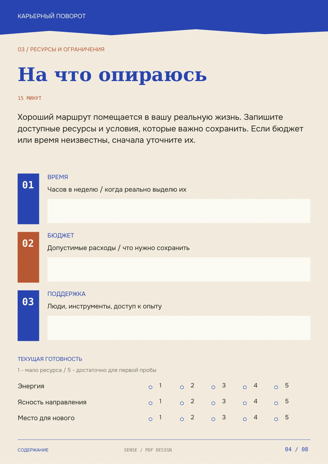 Карьерный поворот — На что опираюсь, страница 4
