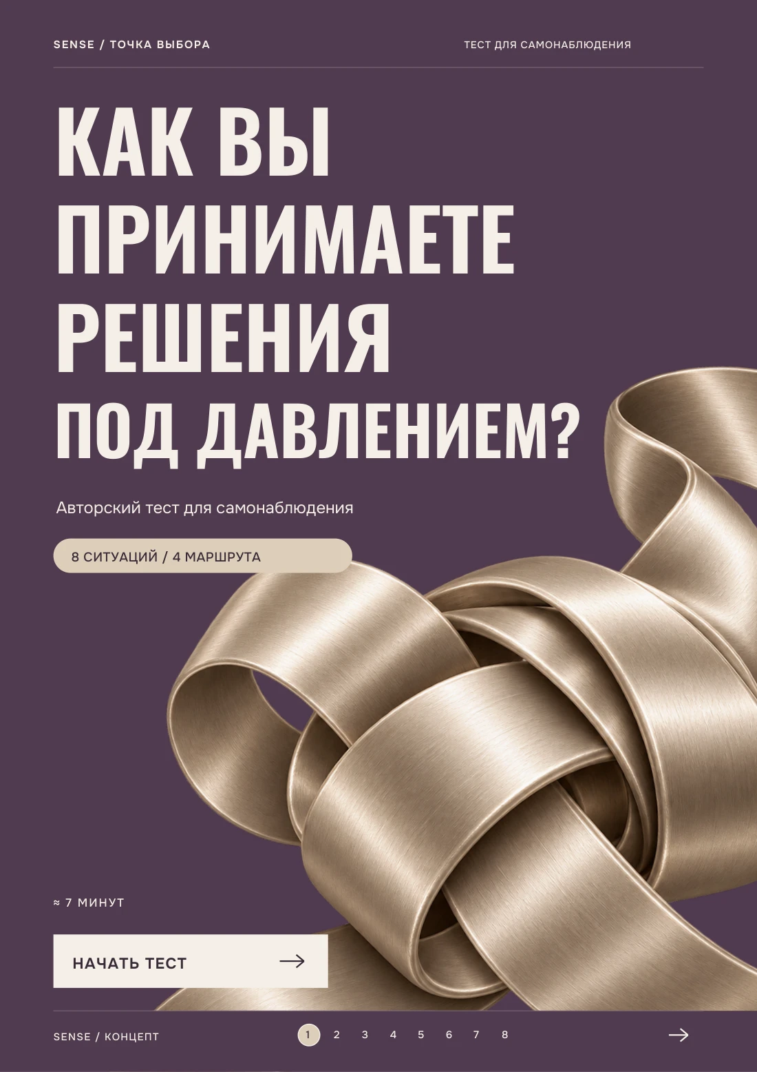 Как вы принимаете решения под давлением? — Обложка, страница 1